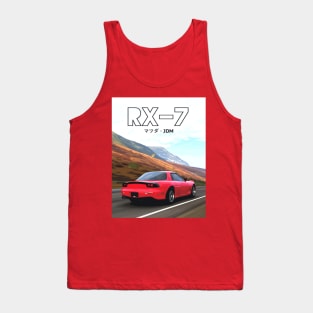 Red RX-7 Tank Top